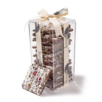 Premium-Verpackung Schokoladentrüffel und Süße Nüsse Geschenkturm Transparente Acryl-Nussbox