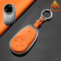 Étui de protection en cuir et alliage de zinc pour clé de voiture Neta V, Nezha U, Nezha No1, porte-clés Neta V, accessoires automobiles