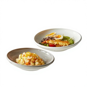 Piatto da Zuppa in Ceramica di Alta Qualità, Adatto al Microonde, Design Nordico, Forma Personalizzata, per Hotel e Case Vacanza, Vendita Calda Transfrontaliera - Product Image 1