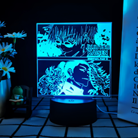 Prix de gros Lampe de nuit 3D Anime avec option de logo personnalisé Lampe 16 couleurs pour enfants