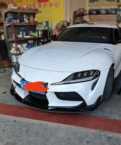 Labio de parachoques delantero de fibra de carbono Real estilo ART para <span class=keywords><strong>Toyota</strong></span> <span class=keywords><strong>Supra</strong></span> A90 A91 <span class=keywords><strong>MK5</strong></span> 2019 a 2025 - Product Image 5