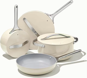 Set di Pentole in Lega di Alluminio con Rivestimento Ceramico Antiaderente, Coperchio in Vetro Temperato, Ecologico, Vendita Diretta dalla Fabbrica - Product Image 3
