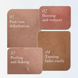 Lotion apaisante après-soleil à l'aloe vera d'Aruba avec logo personnalisé, hydratante, rafraîchissante, réparatrice des dommages du soleil, soin du corps, OEM 250ml - Product Image 3