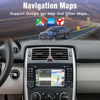 STWEI 7" para Mercedes Benz B200 W245 W169 W639, reproductores multimedia inalámbricos para coche con Carplay y Android AUTO, radio, música Bluetooth