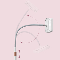 Support de sol flexible en alliage d'aluminium FEIXIANG pour appareil de rajeunissement cutané en salon, support universel réglable pour panneau de luminothérapie LED