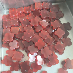 Piedras preciosas de nácar natural de concha gris, piedras de trébol de cuatro hojas, piedras de cabujón para fregona para fabricación de joyas - Product Image 5