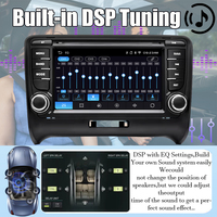 Reproductor Multimedia con Navegación GPS y WiFi para Audi TT 2006-2014, Sistema Linux de 7 Pulgadas, Audio Inalámbrico para Automóvil