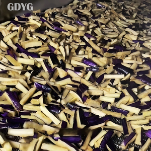 Tiras de Berenjena Frita Congelada IQF a Granel de China, la Mejor Calidad |   10 kg |   <span class=keywords><strong>Precio</strong></span> Competitivo |   Vegetales Congelados al por Mayor para Exportación. - Product Image 1