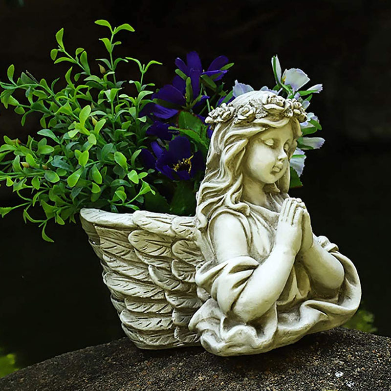 Pot De Fleurs Cimetière Blanc - Polypropylène Résistant - 25x10,5x10,5 Cm - Pour Fleurs Fraîches Ou Artificielles - 3
