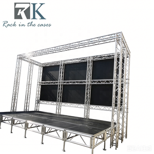 Aluminum Stage Truss System Portable Event Stage Platform for Concert Wedding <b>Show</b> - Product Image 1