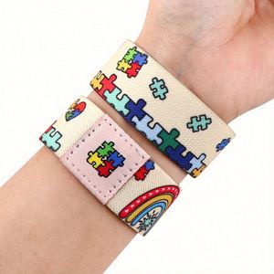 Bracelet élastique personnalisé avec puzzle éducatif, bracelet extensible NFC RFID pour femmes, bracelets colorés - Product Image 6