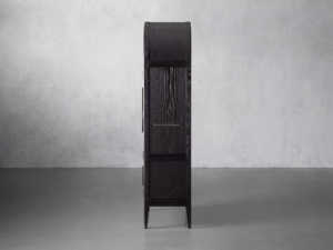 2023 meubles de salon modernes de luxe Style américain récupéré chêne verre Double porte armoire salon armoires de cuisine - Product Image 3