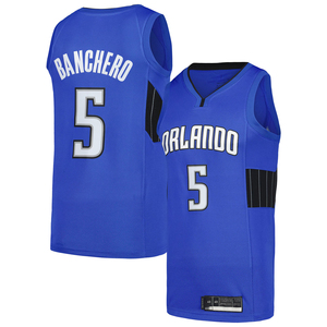 2025 Hommes Orlando # 5 Maillots de basket personnalisés Banchero, chemises brodées, uniformes pour jeunes - Product Image 2