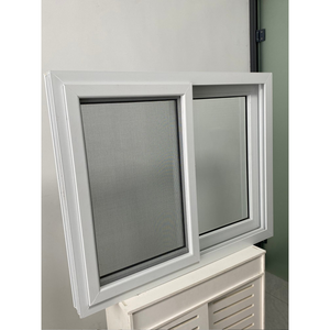 <span class=keywords><strong>Fenêtre</strong></span> coulissante en UPVC renforcée en acier galvanisé avec double vitrage pour tours commerciales de grande hauteur, norme CE - Product Image 2