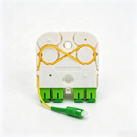 Module Répartiteur PLC 1x4 SC APC USM Universel pour Boîtier de Distribution FTTH Réseau FTTX