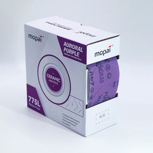 Disques abrasifs multi-trous violets floqués 70mm*70mm pour polissage automobile, utilisation humide ou sèche, dureté moyenne, OEM, directement de l'usine - Product Image 1