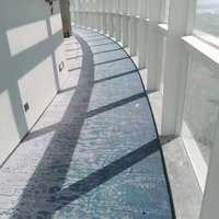 Moquette Axminster 80% laine 20% nylon pour couloir d'hôtel et salle de banquet