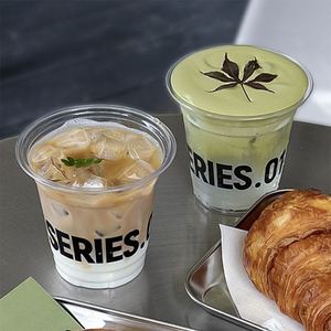 แก้วพลาสติกใส PET สำหรับเครื่องดื่มชาไข่มุก กาแฟ ขนาด 8/10/12/14/16/20 ออนซ์ รับทำโลโก้ตามสั่ง ขายส่ง - Product Image 3