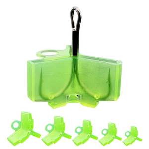 Attrezzatura da pesca in plastica manicotti da pesca in plastica protezioni per uncino acuti copri1 #2 #3 #4 #5 # accessorio per attrezzi da pesca - Product Image 2