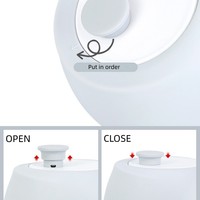 Distributeur d'eau portable anti-fuite de 550 ml pour chien avec gamelle intégrée pour la marche et la randonnée – Bouteille d'eau pour animaux de compagnie – Vente en gros OEM