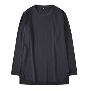 <span class=keywords><strong>Camisetas</strong></span> <span class=keywords><strong>de</strong></span> <span class=keywords><strong>manga</strong></span> <span class=keywords><strong>larga</strong></span> para hombre al mejor precio <span class=keywords><strong>de</strong></span> fábrica, <span class=keywords><strong>camisetas</strong></span> <span class=keywords><strong>baratas</strong></span> <span class=keywords><strong>de</strong></span> <span class=keywords><strong>manga</strong></span> <span class=keywords><strong>larga</strong></span> <span class=keywords><strong>de</strong></span> algodón 100% con patrón sólido - Product Image 2