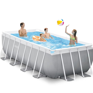 <span class=keywords><strong>INTEX</strong></span> 26790 4M X2M X 1.22M jardin arrière-cour cadre rectangulaire hors sol grande piscine - Product Image 1