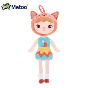 Metoo Jibao-muñecos de animales de alta calidad, zorro, Dack, unicornio, gato, Plushies, juguetes para dormir, personalizado, fabricante de juguetes