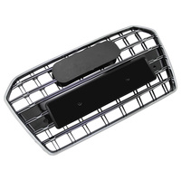 Grille de pare-chocs avant supérieure centrale pour AUDI S6 C7PA 2016 2017 2018, grille en maille noire brillante, remplacement direct, neuf