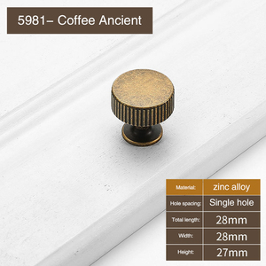 JAYA Retro dolap çinko alaşımlı kapı kolu bronz Modern tasarım kişiselleştirilmiş çekmece kolu ayakkabı dolabı - Product Image 2