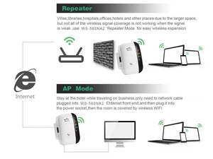 <span class=keywords><strong>Amplificateur</strong></span> WiFi 300M à succès – Répéteur de signal 2.4G 300 Mbps - Product Image 6