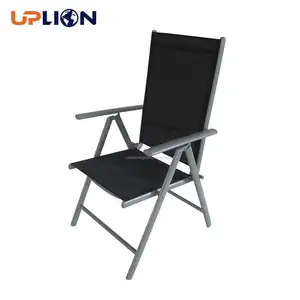 Uplion Factory Price Modern Garden Outdoor Courtyard Metal Camping Beach Chair Foldable Outdoor Garden Chair