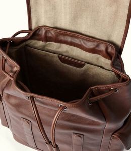 Leather Travel Laptop <b>Backpack</b> for Men Waterproof Vintage <b>Backpack</b> Business Work Knapsack College Commute <b>Backpacks</b> - Product Image 3
