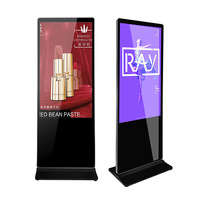 Kiosque interactif vertical sur pied BOE, écran LCD, affichage publicitaire, écran tactile numérique, panneau IPS, gestion à distance NFC