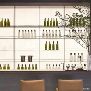 ขาตั้งโชว์อะคริลิคใสตู้โชว์พลาสติกกั้นโค้งพลาสติกตู้เฟอร์นิเจอร์ใส - Product Image 1