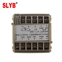 Contrôleur de température numérique marche/arrêt SG-742, thermostat de four, marque SLYB, usage commercial, 110V/220V, plastique sûr, bleu