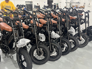 จักรยานไฟฟ้า <span class=keywords><strong>Momo</strong></span> ยางใหญ่ 750W 20 นิ้ว สไตล์เรโทร โช้คอัพเต็มระบบ แบตเตอรี่ลิเธียม มอเตอร์ดุมล้อหลัง ปลั๊กยุโรป สำหรับขับขี่ออฟโรด - Product Image 6