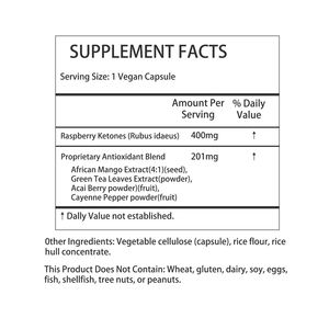 Kilo Kaybını Destekleyen Yüksek Kaliteli Ahududu Ketonu Kapsülleri Sağlıklı İştah Alımını Destekleyen Keto Zayıflama Kapsülleri Güzellik Takviyeleri - Product Image 2
