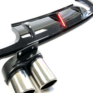 Diffuseur arrière d'aspect <span class=keywords><strong>SQ2</strong></span> 2020-2022 avec tuyaux d'échappement pour <span class=keywords><strong>Audi</strong></span> Q2 - Product Image 4