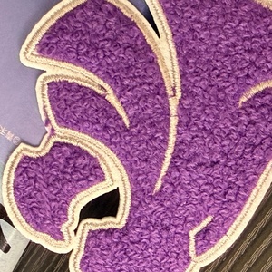 Patchs brodés en tissu éponge résistant à la décoloration, patchs en chenille pour sacs et chapeaux personnalisés - Product Image 2