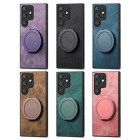 Étui magnétique 360 pour téléphone Samsung S26 Ultra °   Coque de protection rotative compatible avec Samsung S25 S24 Ultra A56 A36