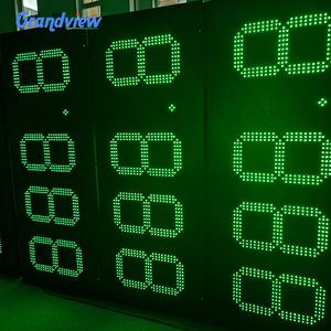 Gasolinera impermeable Segmento digital Precio Tablero de visualización de mensajes Señalización digital y pantallas Pantalla de señ<span class=keywords><strong>al</strong></span> de precio led - Product Image 2