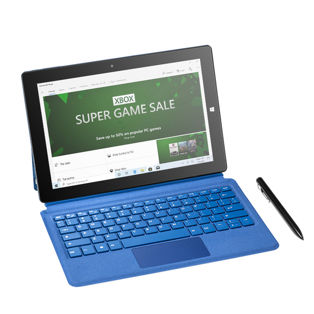 PIPO W10 Blue 10.1'' 64GB 6GB RAM Window Tablet 10inch Tablet with Stylus Keyboard Tablet