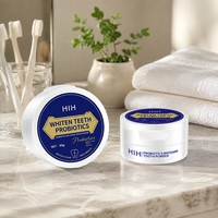 Poudre blanchissante probiotique pour les dents, éliminateur de taches et de jaunissement, rafraîchisseur d'haleine, poudre de soin buccal pour un nettoyage en profondeur