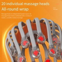Offre Spéciale favorise la circulation sanguine soulage la fatigue masseur de cuir chevelu à 20 griffes masseur de tête de poulpe sans fil