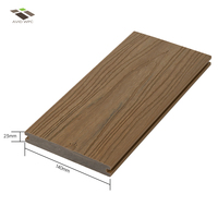 Revêtement de terrasse en WPC co-extrudé, plancher d'extérieur en composite, revêtement de sol en WPC, terrasse composite imperméable pour extérieur