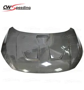 Capó de motor de fibra de carbono estilo <span class=keywords><strong>GTR</strong></span>, capó para HONDA <span class=keywords><strong>CIVIC</strong></span> X 10TH GEN, 2016, 2017, 2018 - Product Image 1