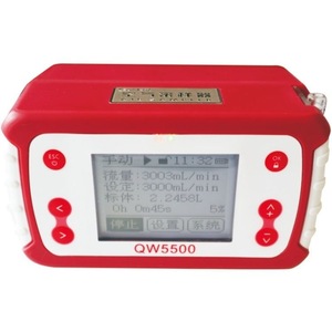 Moniteur de particules fines QW QW5500, échantillonneur d'air PM1.0, dispositif d'échantillonnage de poussière à courant constant - Product Image 1