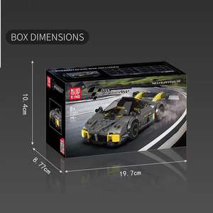 Stampo re 27091 Huayra <span class=keywords><strong>Imola</strong></span> + vetrina Minicar assemblare mattoncini ragazzi giocattoli MOC scatola da esposizione regalo blocchi da costruzione per bambini - Product Image 6