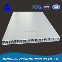 Panneau creux en PVC durable pour clôture de chantier, robuste