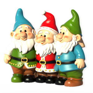 Statue de <span class=keywords><strong>jardin</strong></span> en résine de trio de gnomes charmants en gros, Cottagecore, pour projets d'aménagement paysager, décoration personnalisable de qualité supérieure - Product Image 3